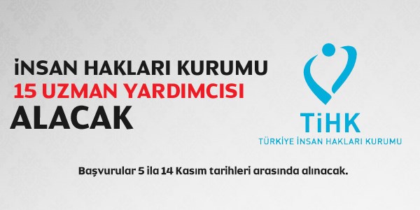 İnsan Hakları Kurumu Uzman Yardımcısı Alım İlanı