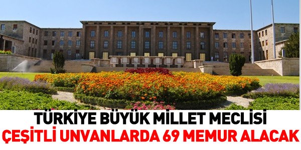 TBMM personel alım ilanı- Düzeltildi