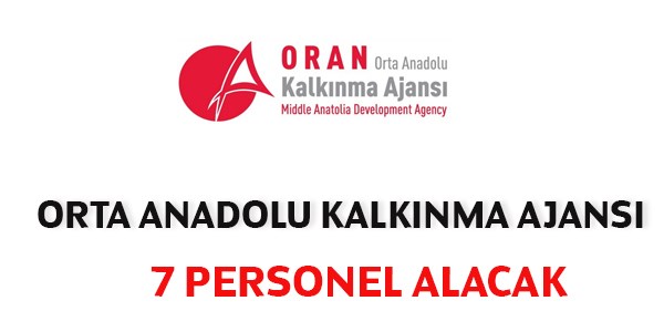 Orta Anadolu Kalknma Ajans Personel Alm lan