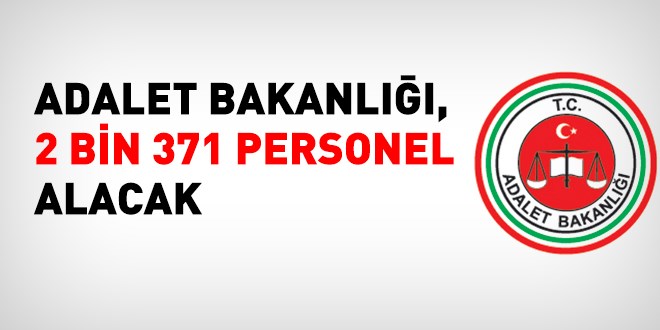 Adalet Bakanlığı personel alım ilanı yayımlandı