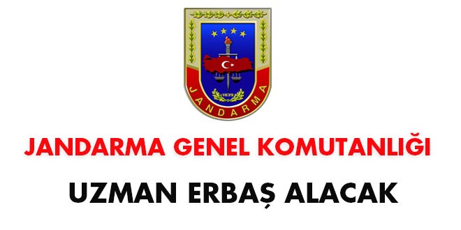Jandarma Genel Kom Sozlesmeli Uzman Erbas Alim Ilani
