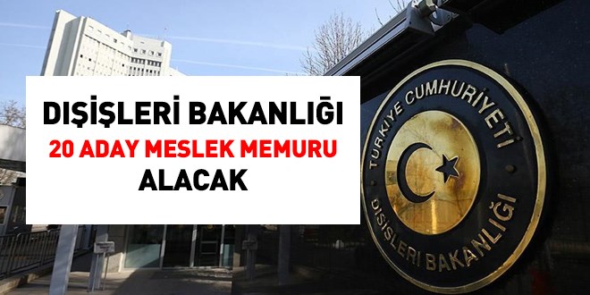 Dışişleri Bakanlığı Aday Meslek Memuru Alım İlanı-Güncellendi