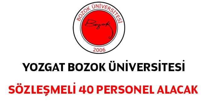 Yozgat Bozok niversitesi szlemeli personel alm ilan