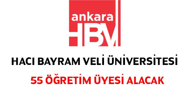 Ankara Hacı Bayram Veli Üniversitesi Öğretim Üyesi Alım İlanı
