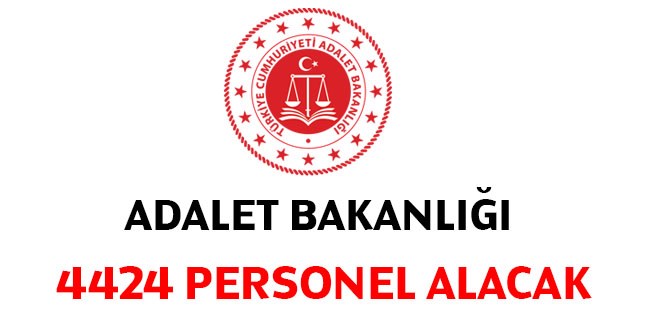 Adalet Bakanl eitli pozisyonlarda szlemeli 4 bin 424 personel alacak