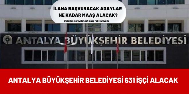 Antalya Bykehir Belediyesi 631 i Alacak