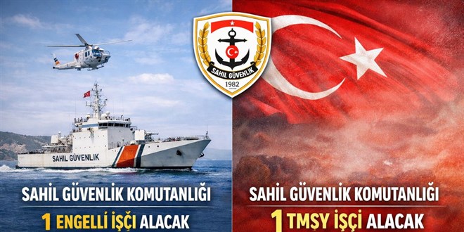 Sahil G�venlik Komutanl��� 2 ���i Alacak